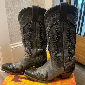 Corral Boots Black Sequin